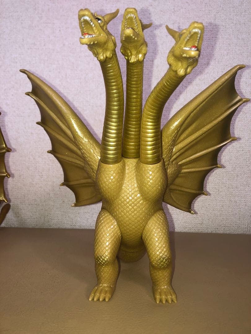 キングギドラ ゴールドフィギュア⭐️レア色違い⭐️貴重な2本つの⭐️歴代怪獣ボックス版