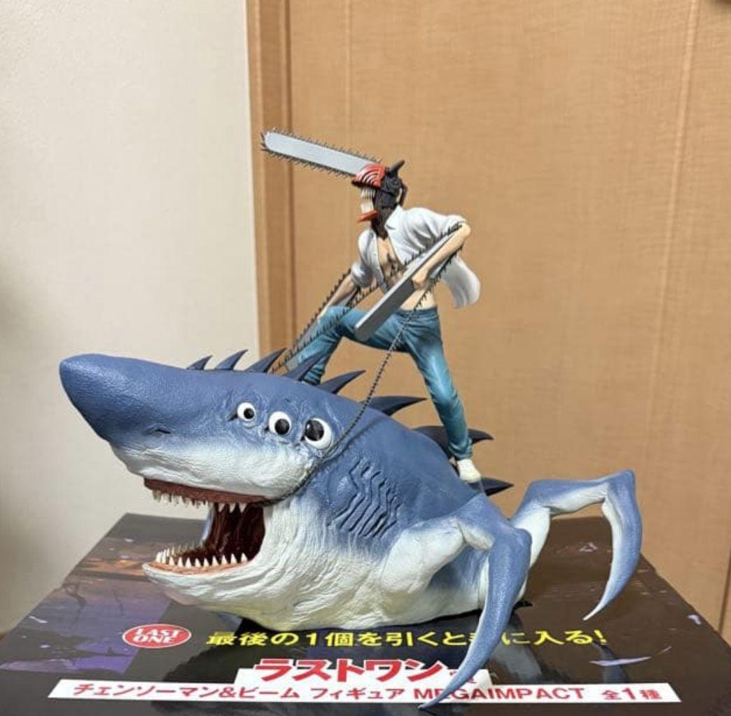 漫画カラー版 デンジ ビーム ラストワン賞 チェンソーマン フィギュア 一番くじ