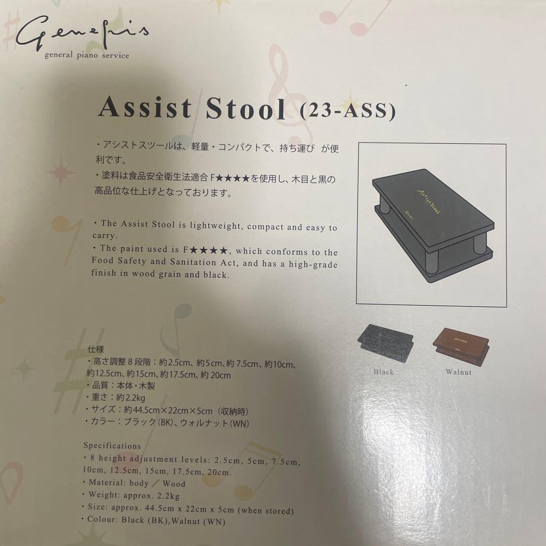 吉澤ピアノ　Assist Stool アシストスツール足台補助台genepis