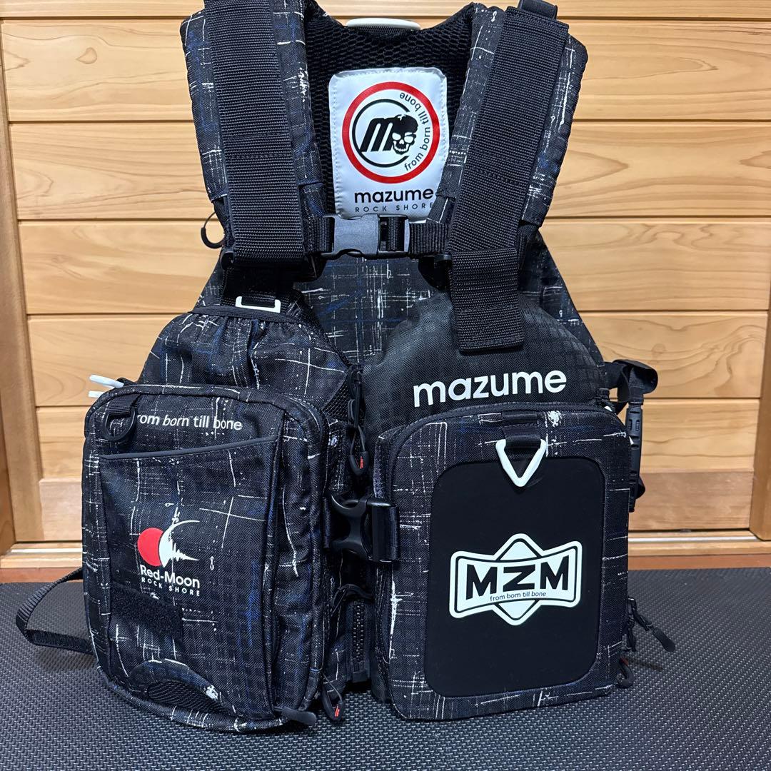 mazume マズメ レッドムーン ライフジャケット ブラックスカリ