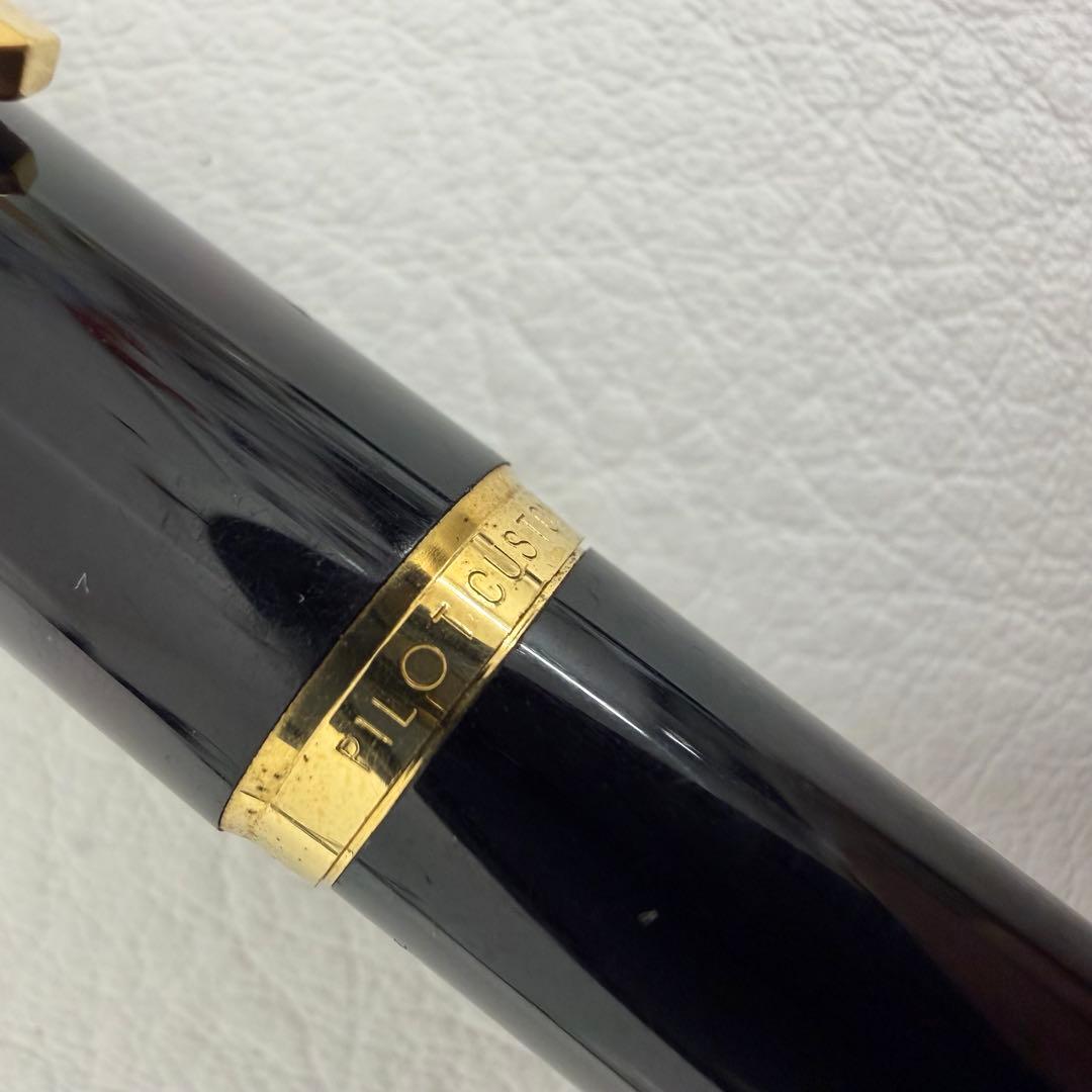 P23【万年筆】パイロット　PILOT 14K K14 585 黒