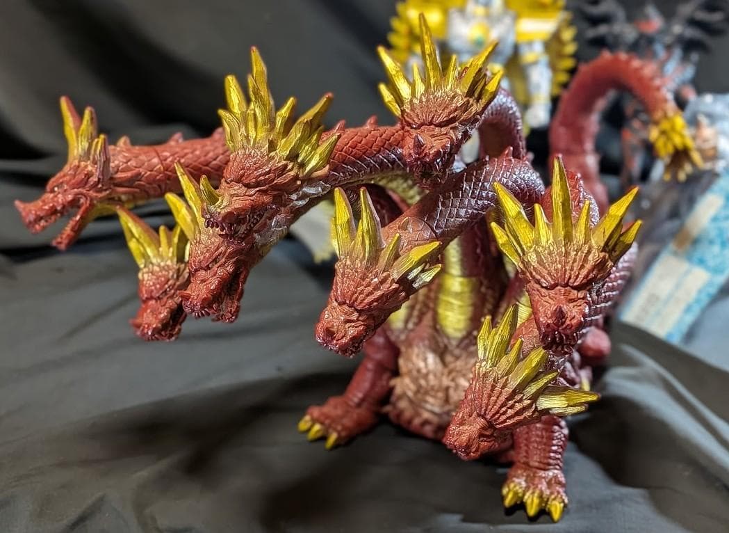 「ヤマトタケル」ヤマタノオロチ他（バンダイ）ソフビ コンプリート５体セット