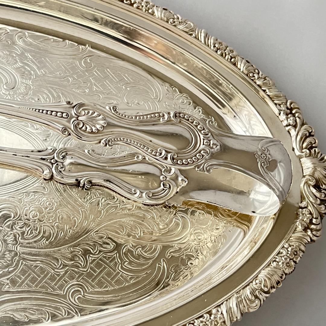 【ELKINGTON & CO】 アスパラガストング 透かし 29 cm 大型