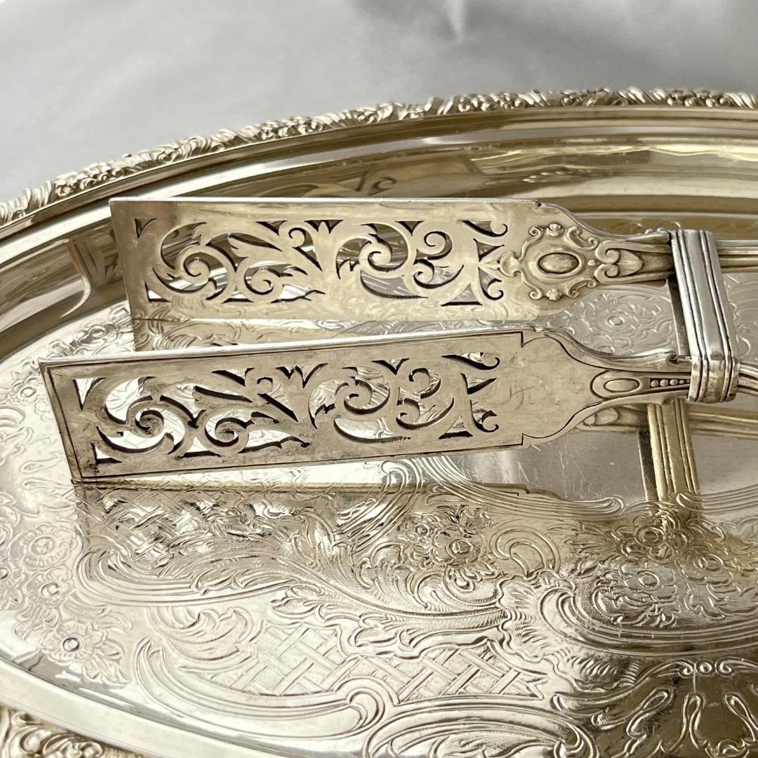 【ELKINGTON & CO】 アスパラガストング 透かし 29 cm 大型