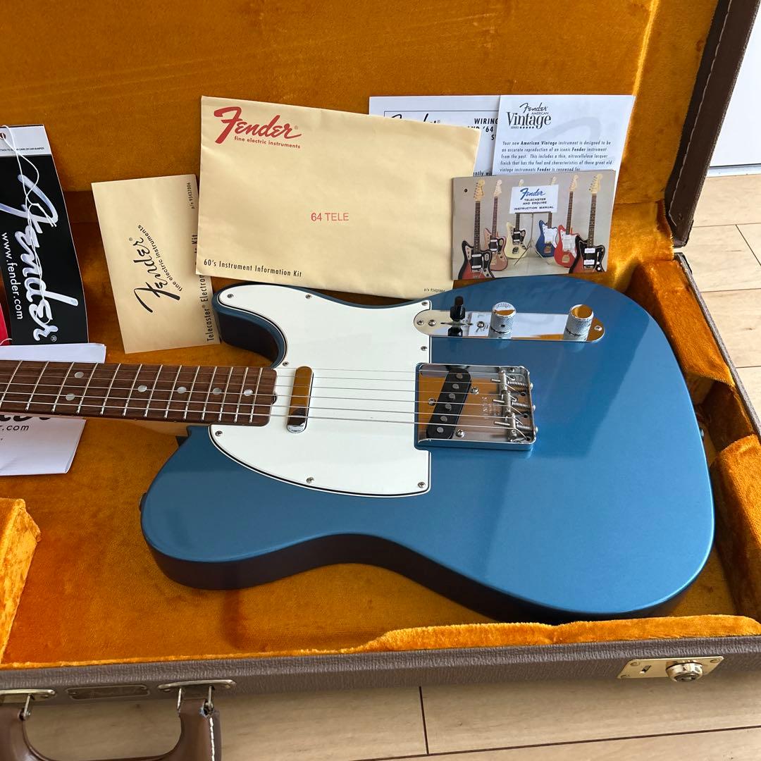 【美品】Newアメビン64 テレキャス 極薄ラッカー 軽量アルダー