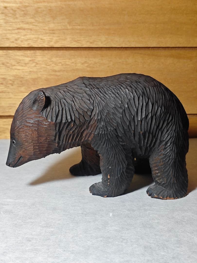 希少　八雲 やくも　朴瑩 中里伊三郎　木彫り　熊 北海道　アイヌ　民芸