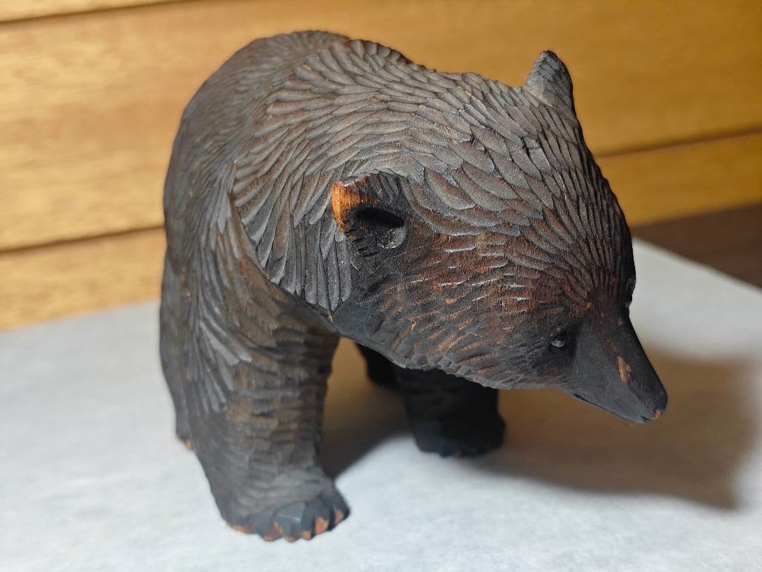 希少　八雲 やくも　朴瑩 中里伊三郎　木彫り　熊 北海道　アイヌ　民芸