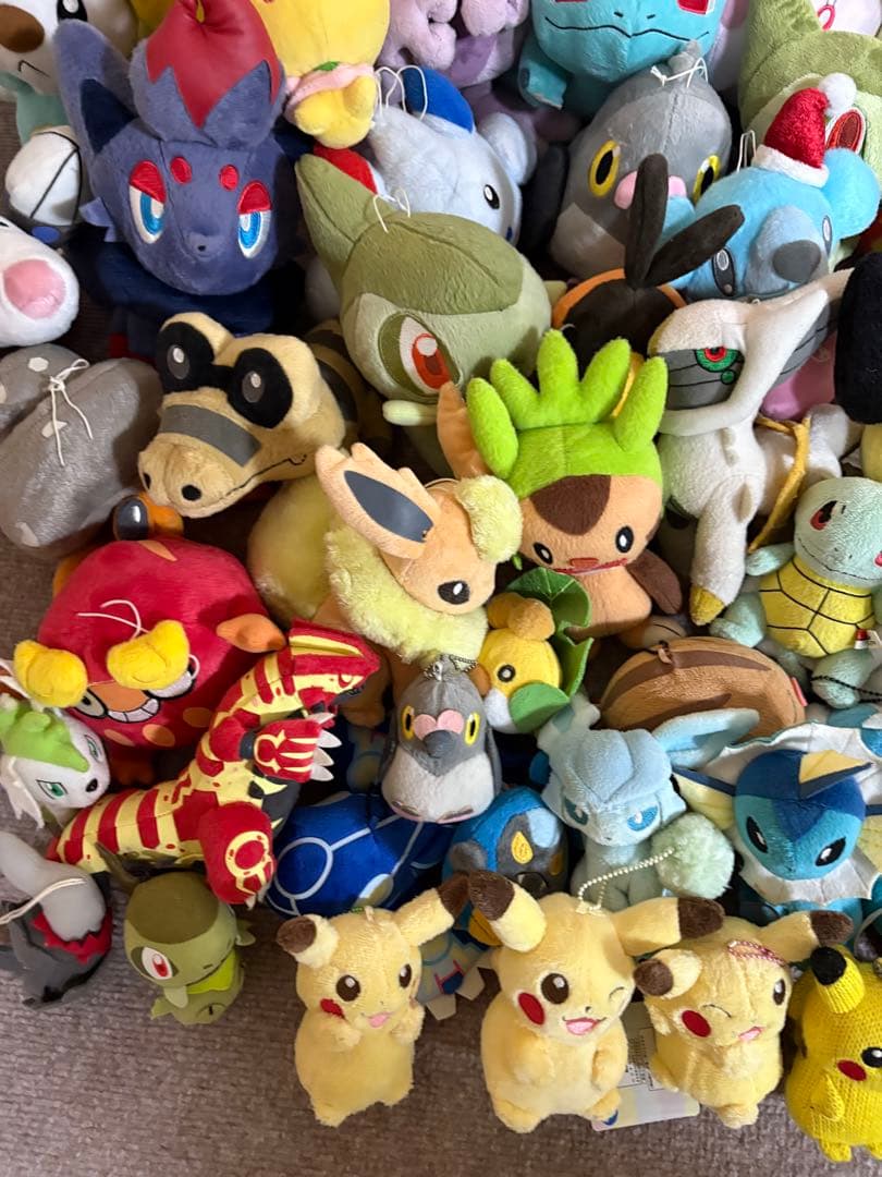 ポケモンぬいぐるみまとめ売り　75体
