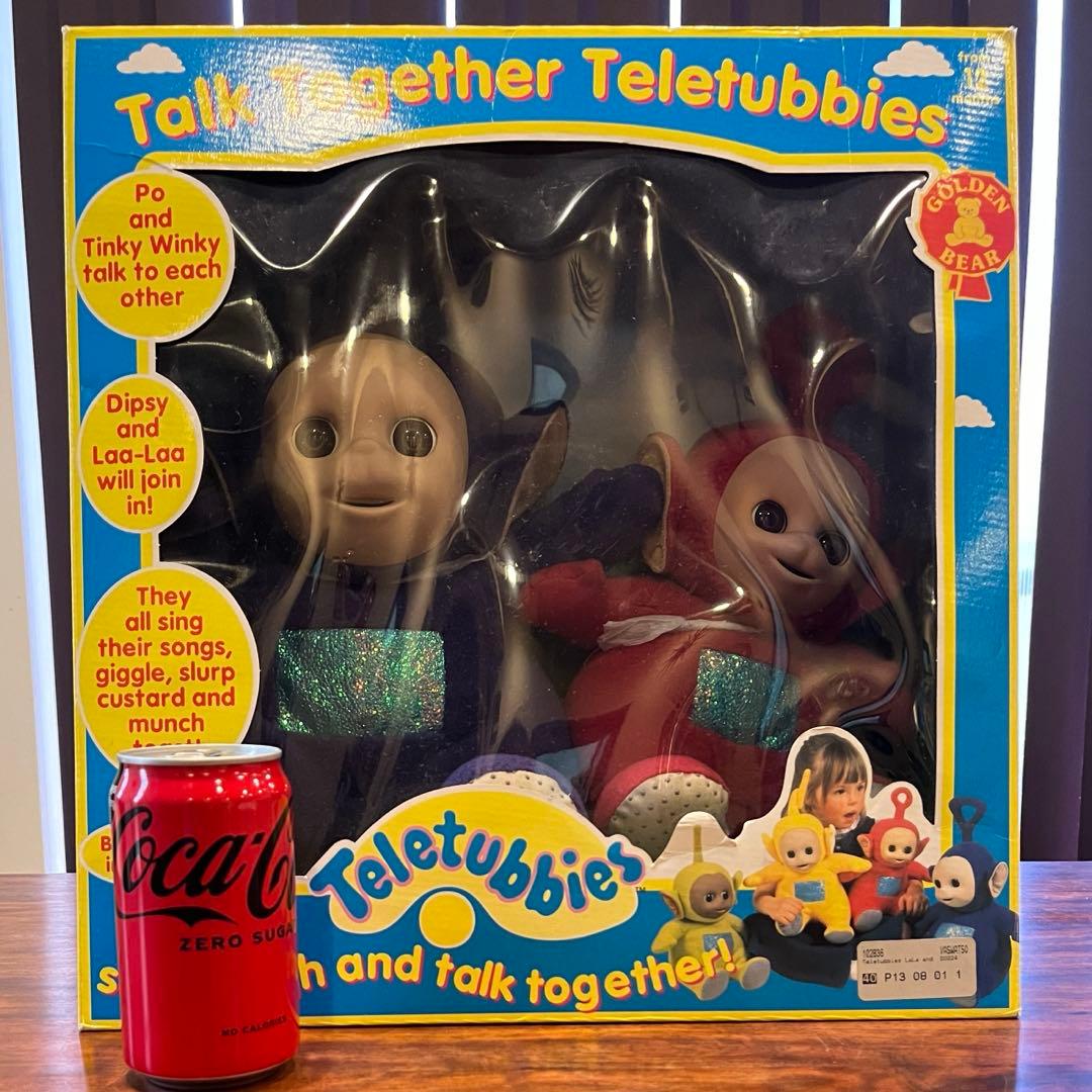 【4体セット】テレタビーズ トーキング ぬいぐるみ 同士でしゃべる！