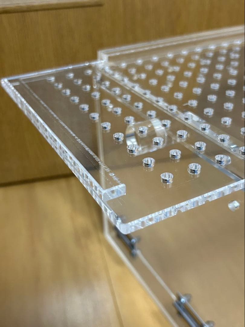 アクリル飼育ケージ 通気孔付き 3個セット