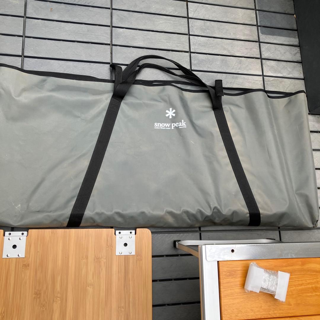 スノーピーク エントリーigt マルチファンクションテーブル ロング竹　バッグ付