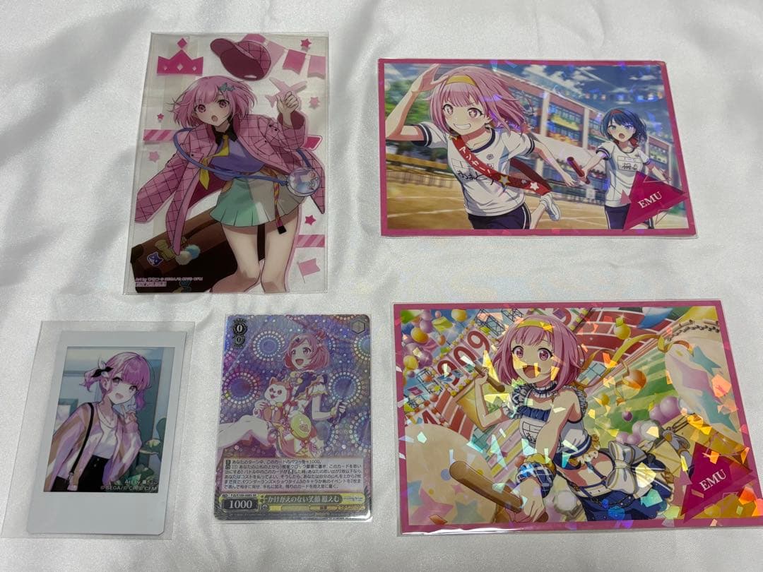 プロセカ 鳳えむ 缶バッジ サンリオ 色紙 ぱしゃこれ ヴァイス まとめ売り