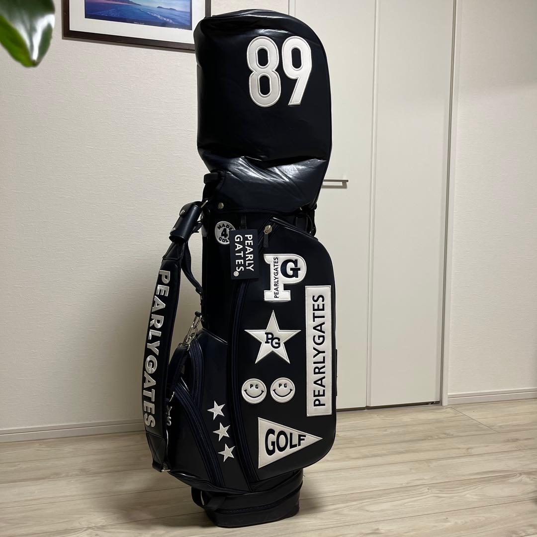 PEARLY GATES ゴルフバッグ 9型ネイビー