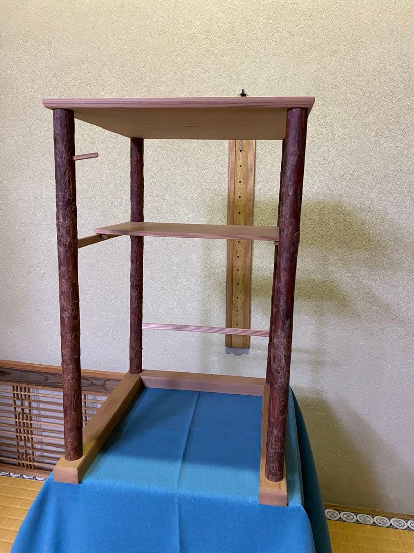 茶道具/寒雲卓　円能斎好写し　組立式