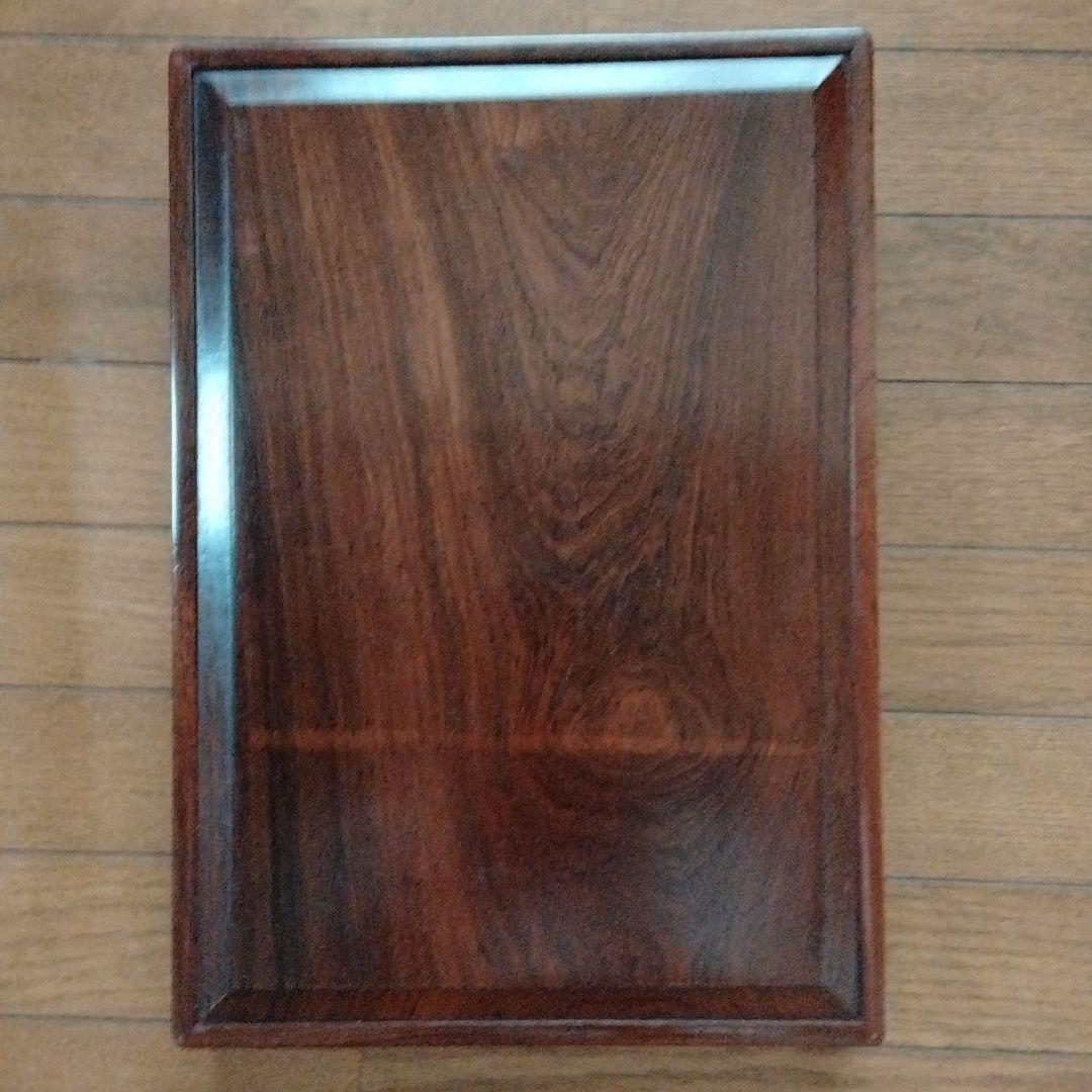 中国骨董希少新品紫壇御硯箱貴重書道具最高級紫壇木製大き目ご硯箱希少貴重品本物保証