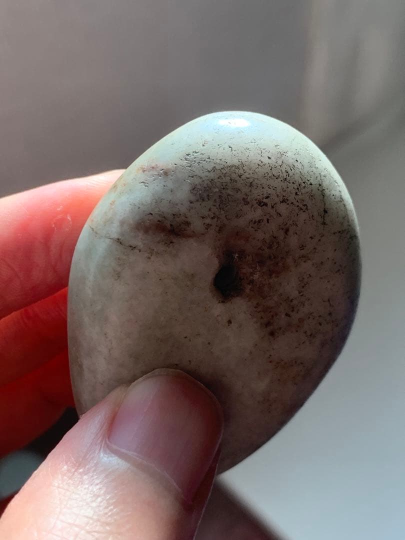 縄文時代後期　糸魚川翡翠大珠　出土　超特大　翡翠勾玉　根付　古墳　石器　勾玉