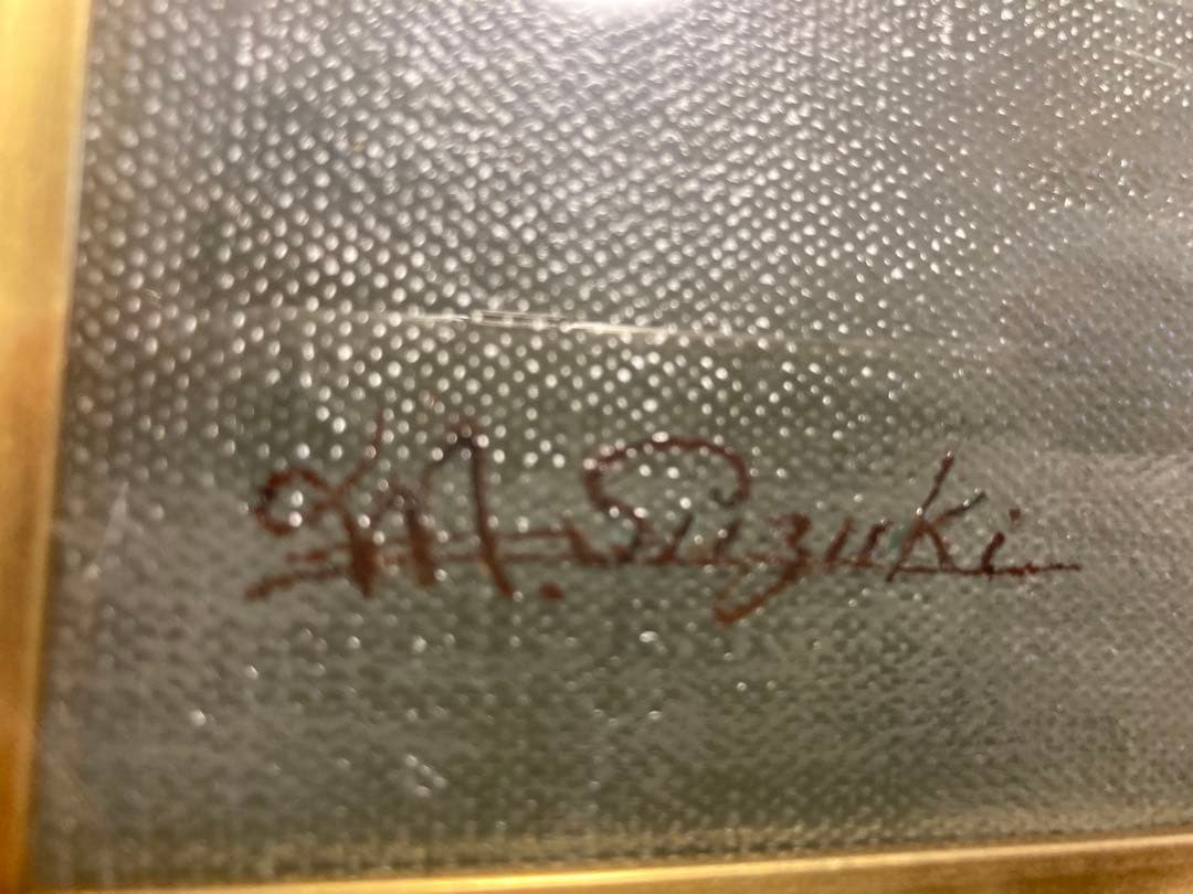 風*様 油彩画肉筆　海洋画家　鈴木政輝　作　「遥かな旅路」 41cm×53cm