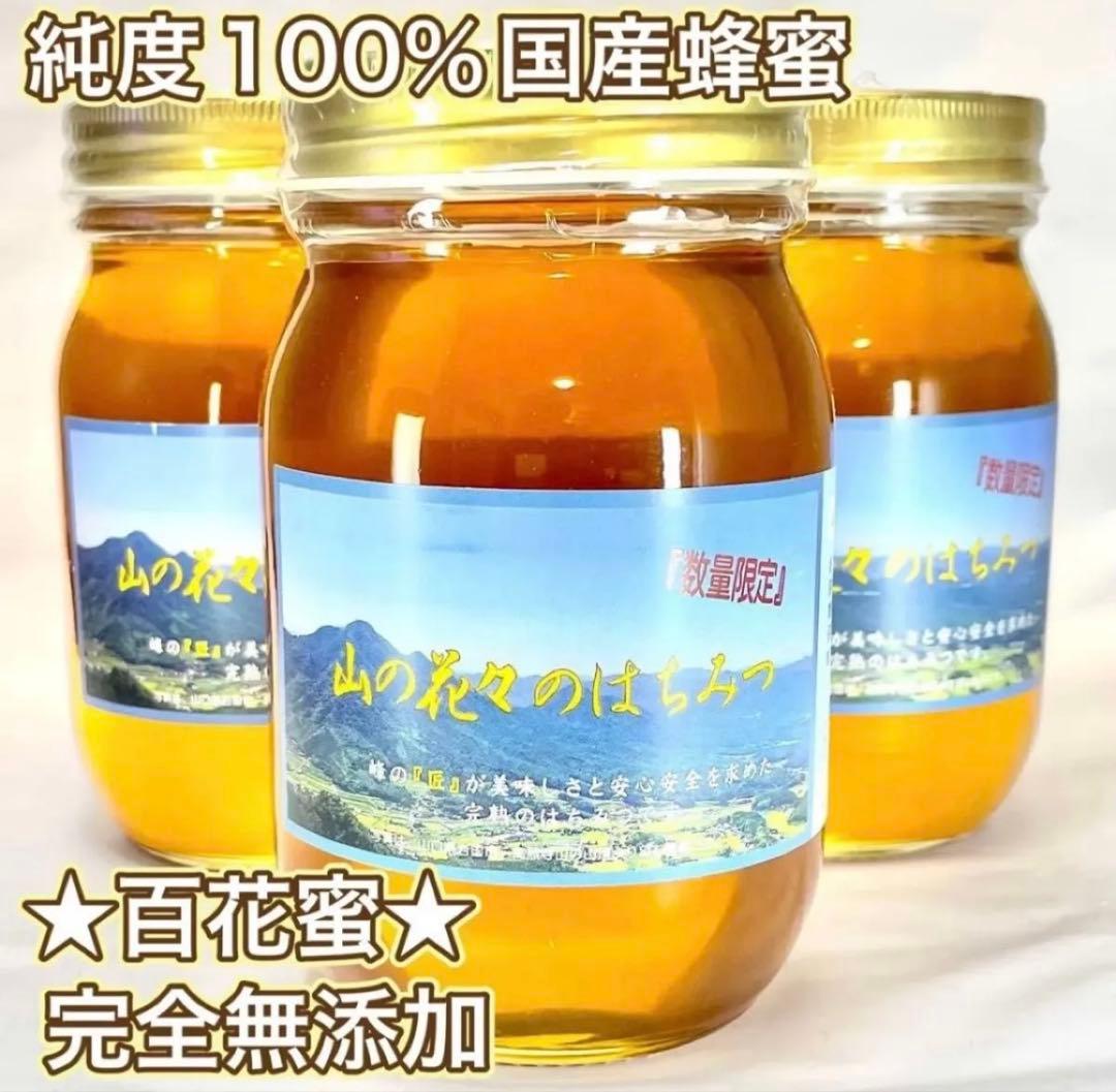 厳選　国産非加熱はちみつ　600g×6個