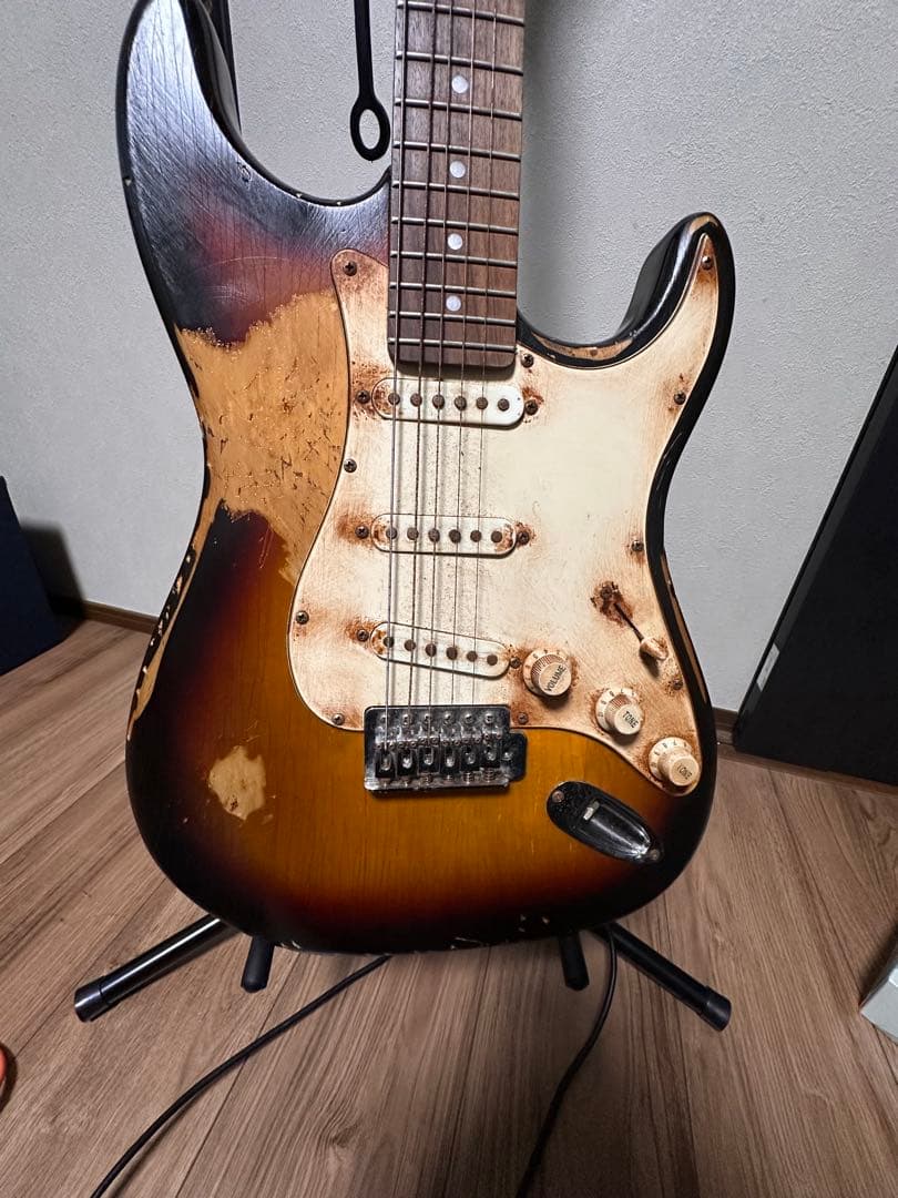 ギター pirates relic by georarms stratocaster