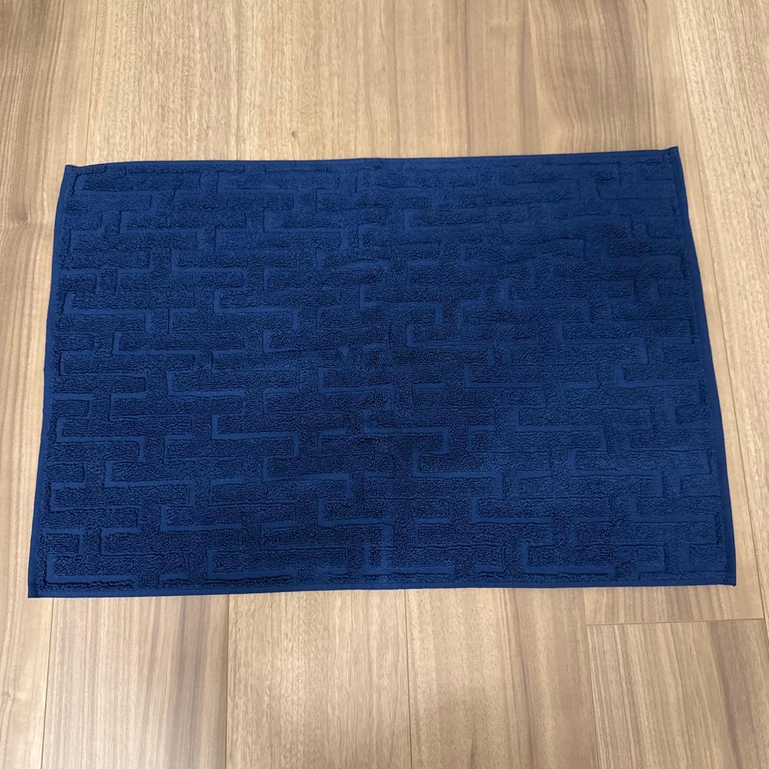 新品未使用✨HERMES エルメス　ゲストタオル　ステアーズ ブルー