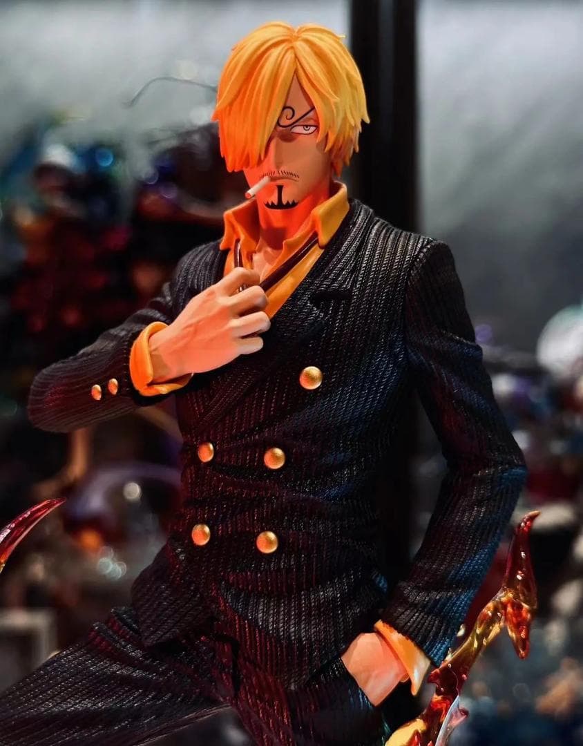 ワンピース 麦わら海賊団 サンジ ガレージキット フィギュア LXスタジオ 黒