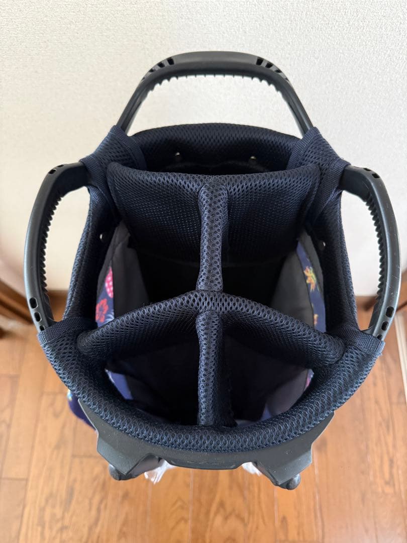 【美品】ブルーティーゴルフ 軽量 スタンド キャディバッグ ポップンパイン