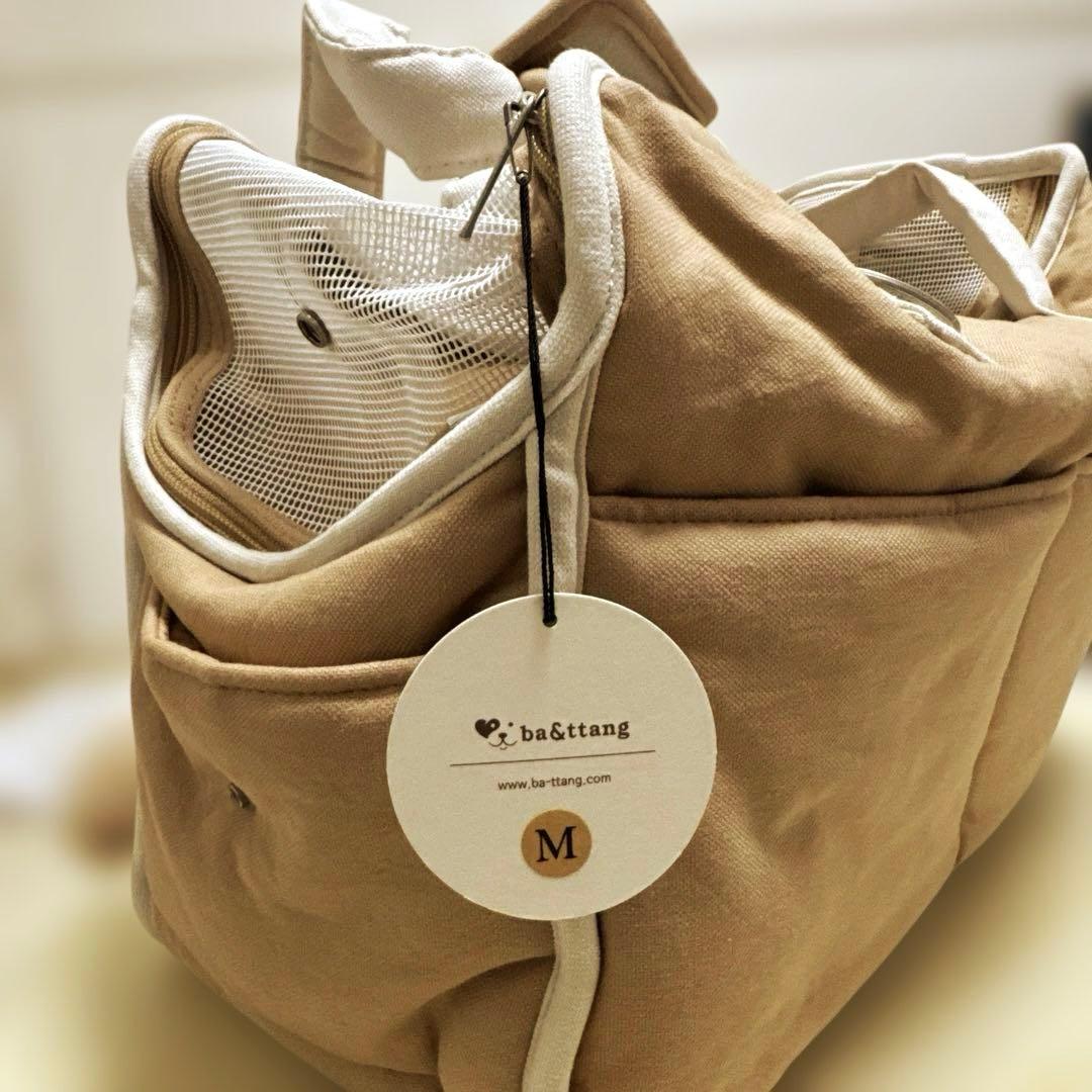 【ba&tang】ラインソフトキャリーバッグ　Ｍサイズ
