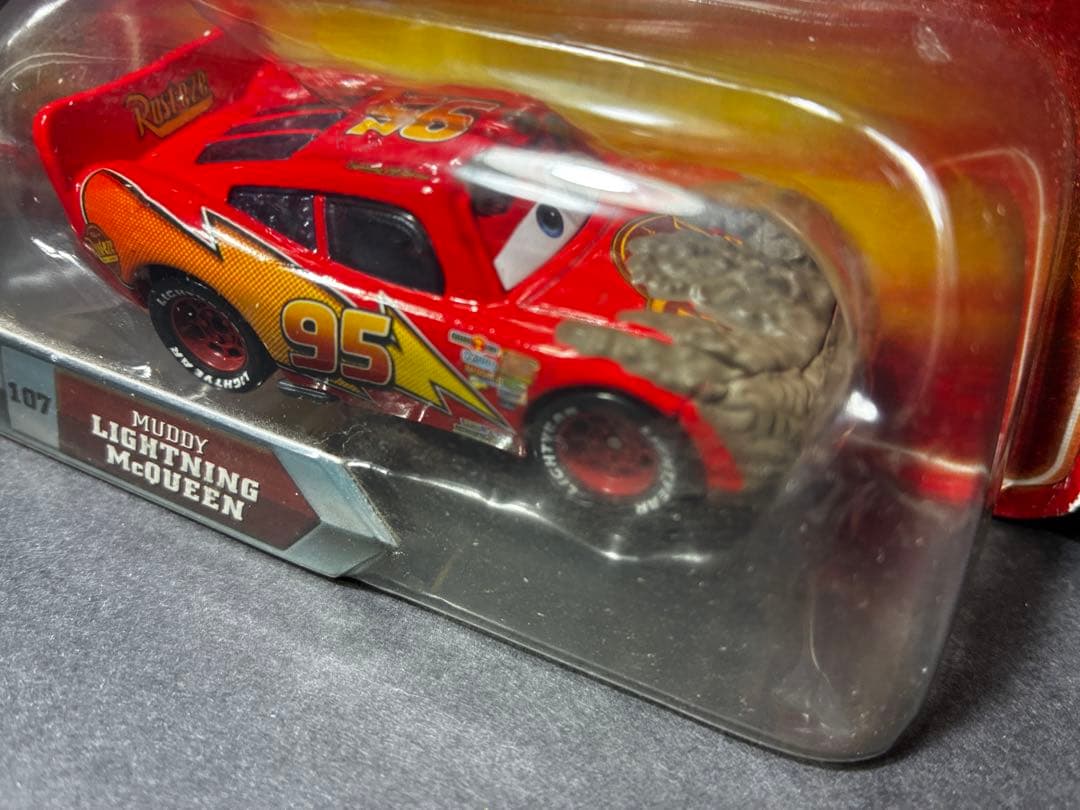 muddy マックィーン　マックイーン　泥　カーズ ミニカー