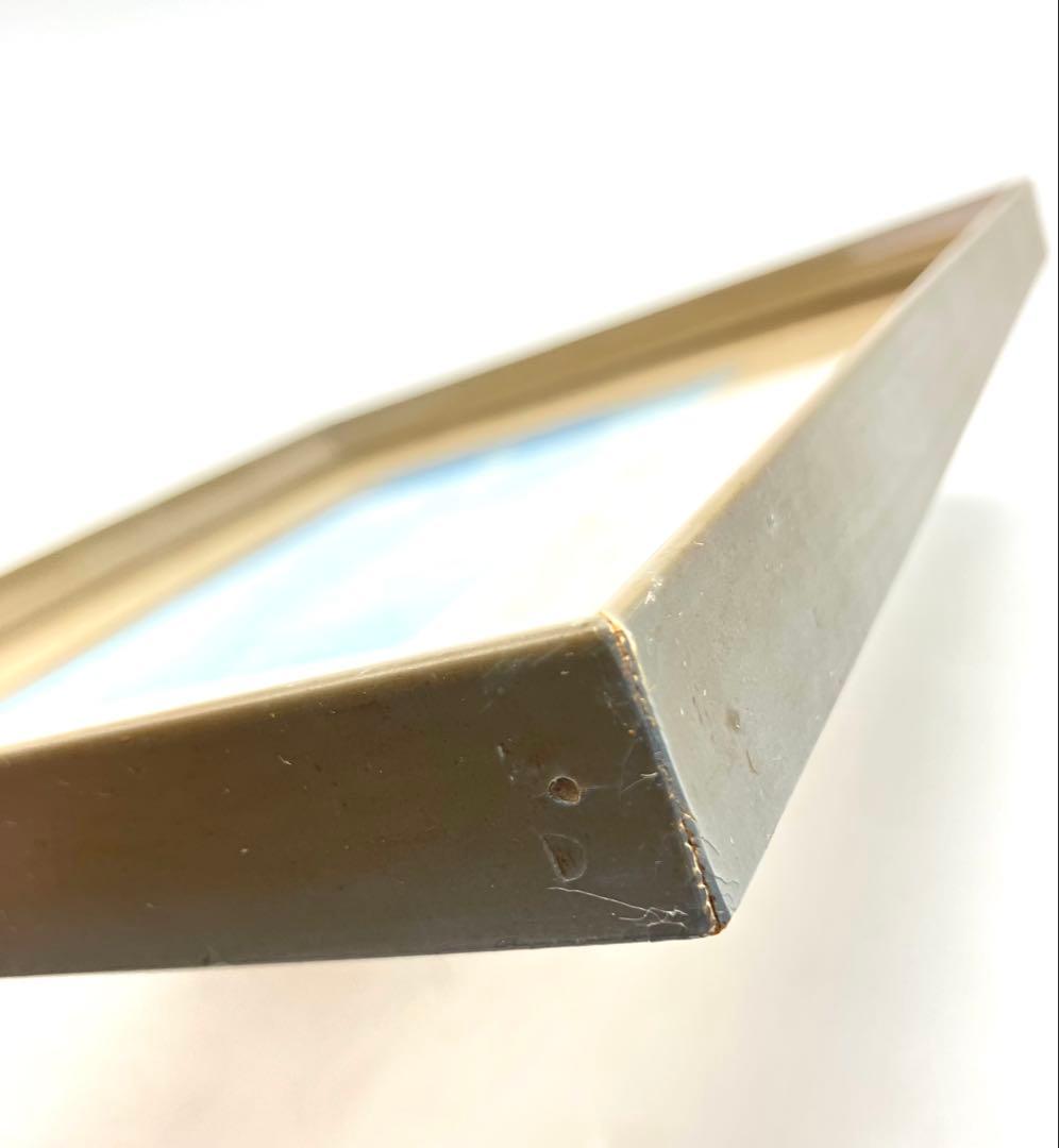 西村計雄画伯 花風 0号 美術画 沖縄の踊り 1枚の繪 額縁付き サインあり