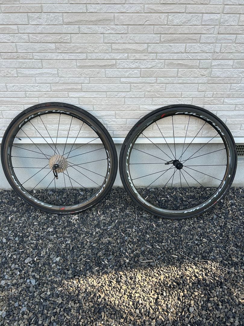 高橋フルクラムレーシングクアトロ クリンチャー+ シュワルベタイヤ美品