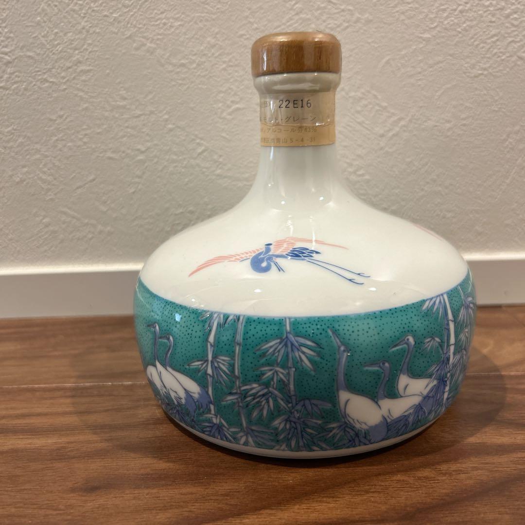 スーパーニッカ色絵ボトル　有田焼　陶器　ウイスキー特級　古酒