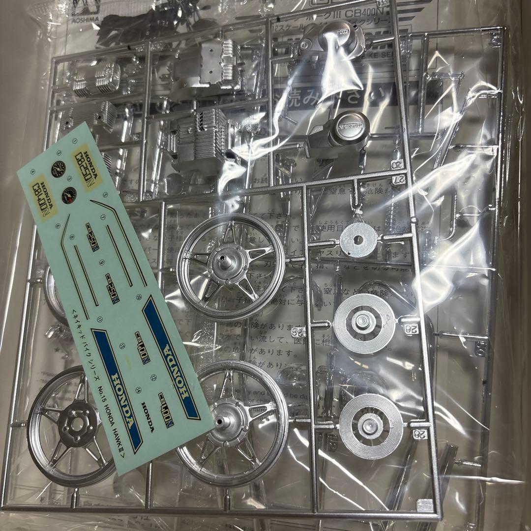 HONDA HAWK III CB400N 1/12スケール