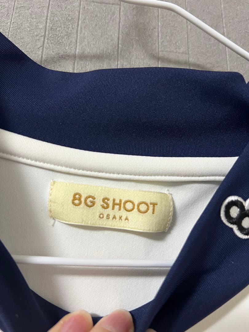 8G SHOOT ゴルフワンピース ネイビー/ホワイト