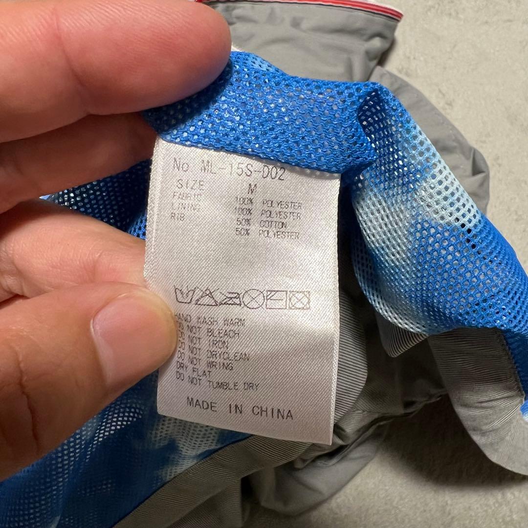 マークアンドロナ　ナイロンジャケット グレー　Mサイズ　ゴルフウェア