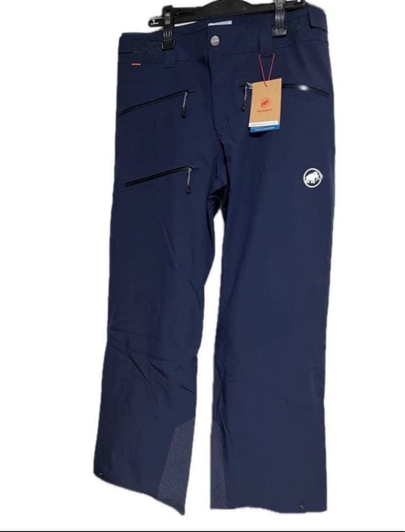 新品マムートストーニー ハードシェル Thermo Pants MenネイビーM