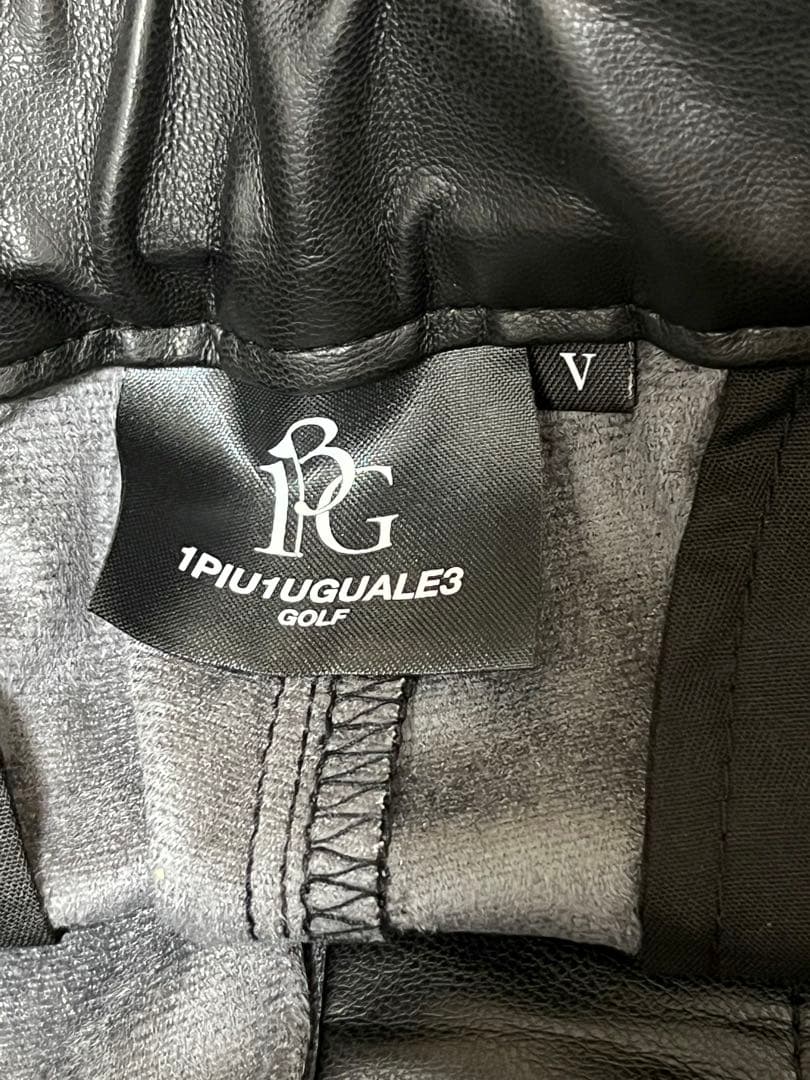メンズウェア 1PIU1UGUALE3 GOLF fake leather rib pants