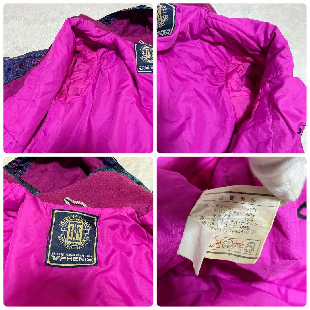 美品 平成レトロ 90's フェニックス スノーウェア上下 スキー スノボ