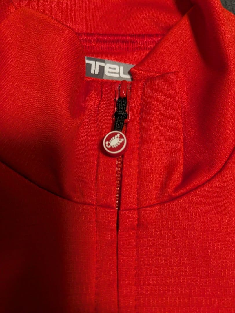 CASTELLI PRO THERMAL MID VEST ポンペイアレッド L