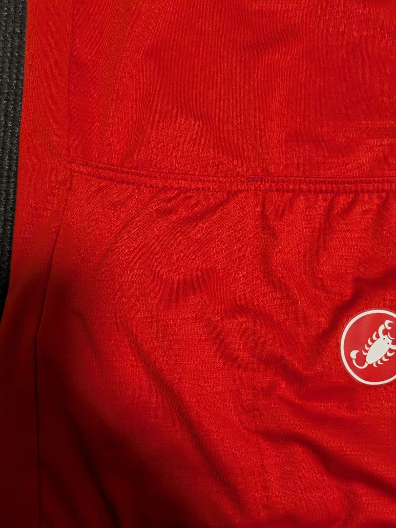 CASTELLI PRO THERMAL MID VEST ポンペイアレッド L
