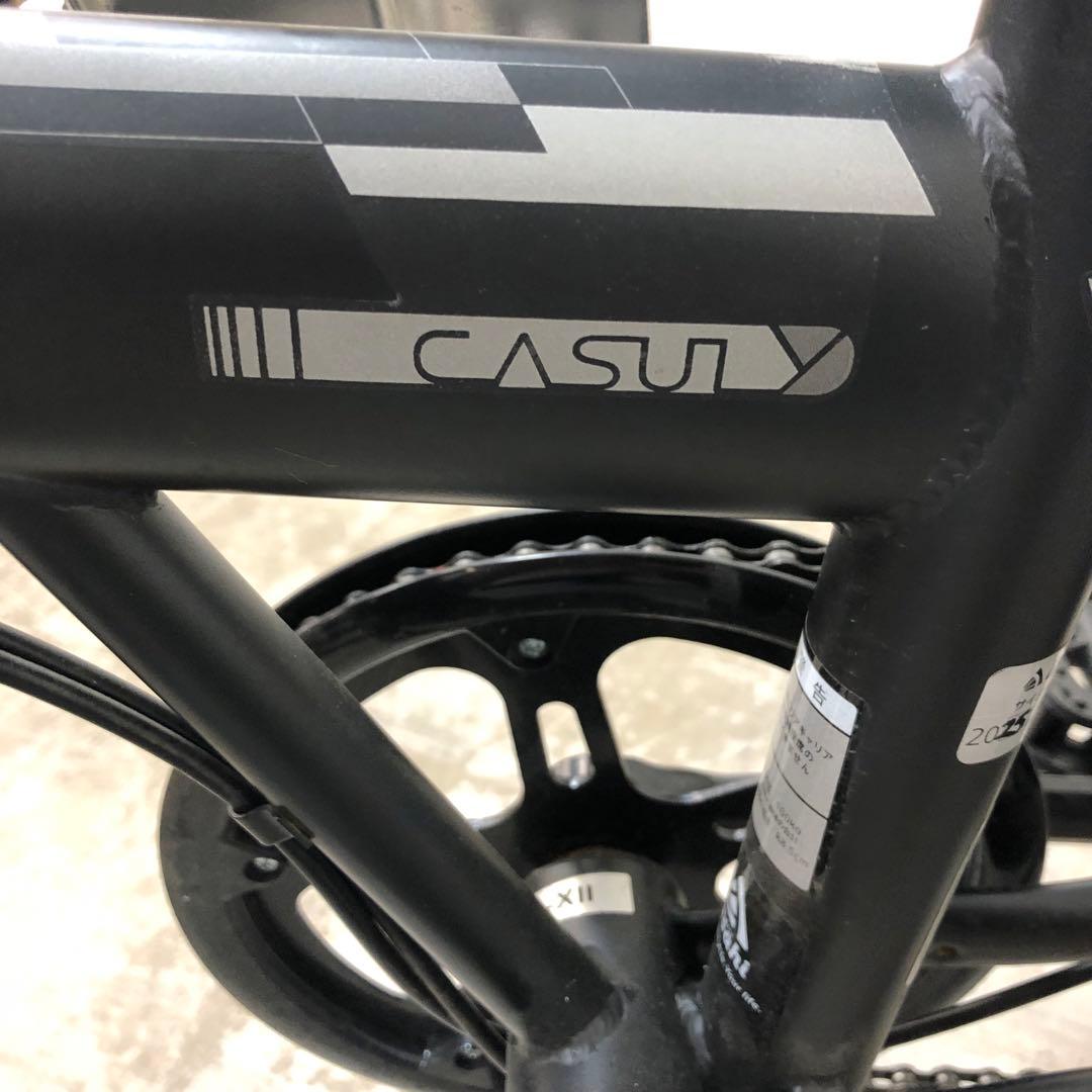 アサヒ　折りたたみ自転車 カジュリーフォールディングBAA206-O