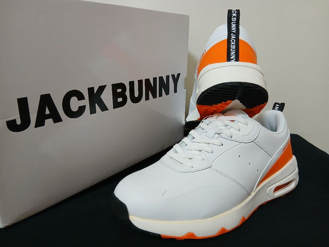 新品Jack Bunnyジャックバニー26.5cmメンズ ゴルフシューズホワイト