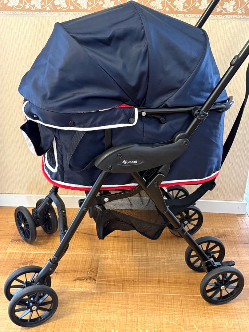 【美品/肩ベルト・取扱い説明書】コムペット ミリミリライトαEGロング ネイビー