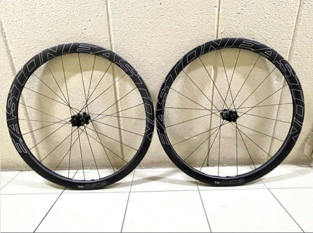 ほぼ新品！EASTON イーストン EC90SL チューブラー　カーボンホイール