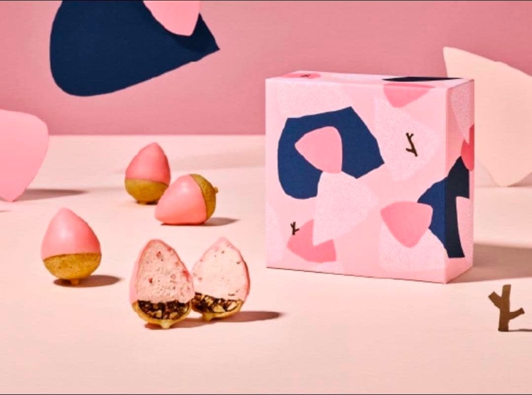 S 3点セット どんぐりぼうし赤、スノーボールごろり、スノーボール赤