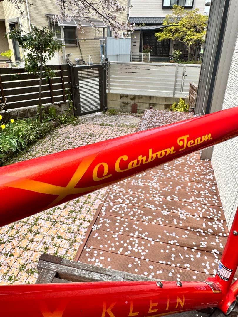 クラインqカーボンチームフレーム 希少  Q-Carbon TEAM