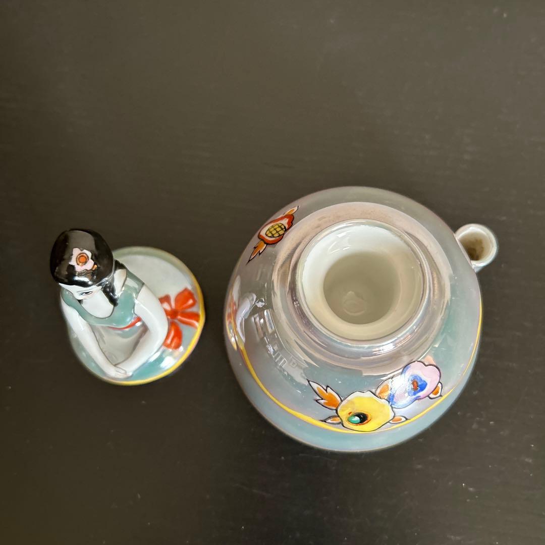 オールドノリタケ　ラスター彩 デコレディ　インク瓶