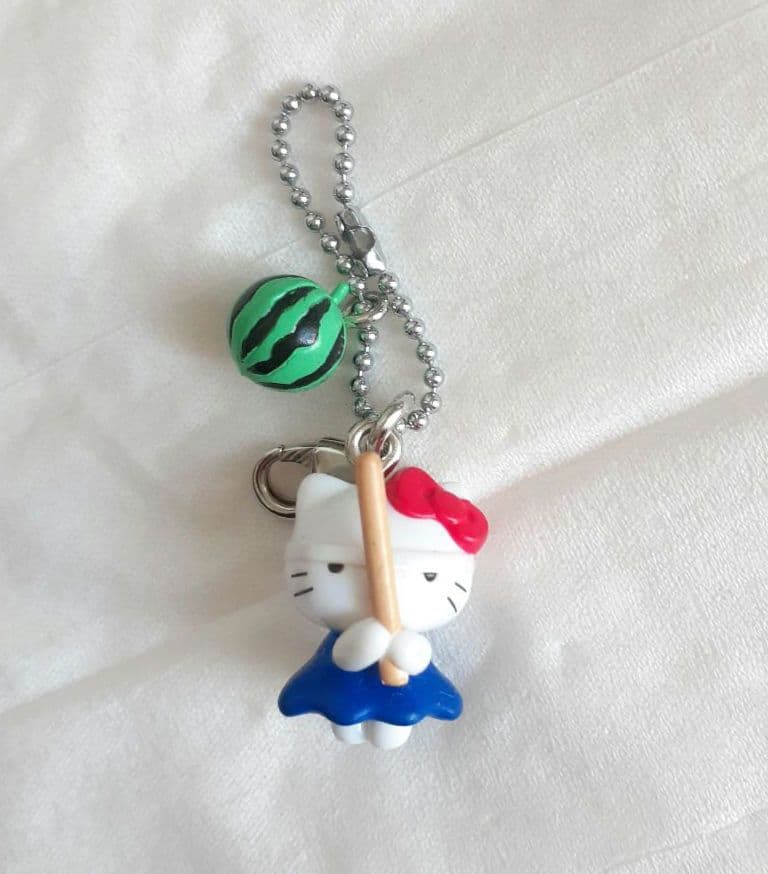 【超激レア】ご当地キティボールチェーン スイカ割り2003年