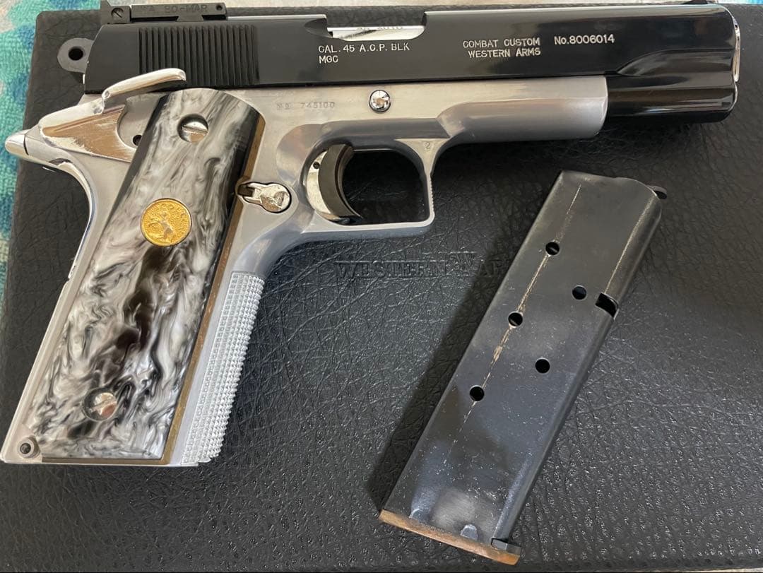 ＊ 極上美品 ＊ WA製ガバメント キャップ火薬ブローバックモデルガン