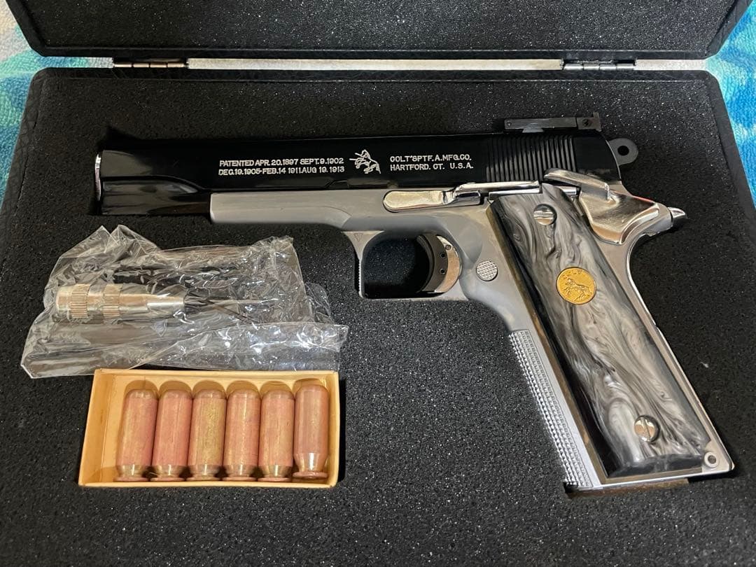 ＊ 極上美品 ＊ WA製ガバメント キャップ火薬ブローバックモデルガン