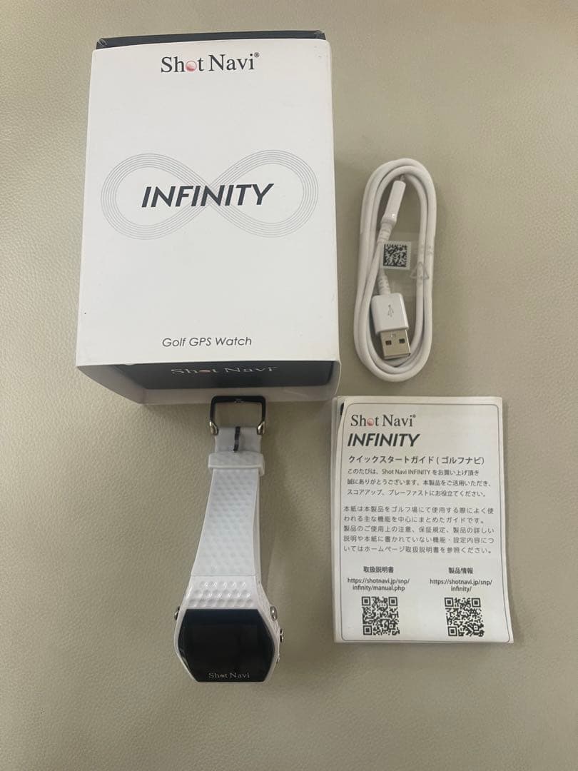 ショットナビ　INFINITY ゴルフ　golf GPS ウォッチ